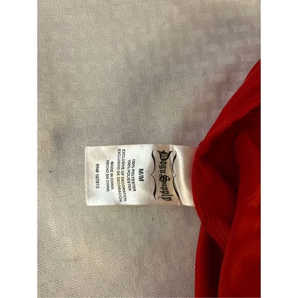 Dog Supply red faux silk pajamas set men’s medium rn#167813 Snoop Lounge - Picture 9 of 16